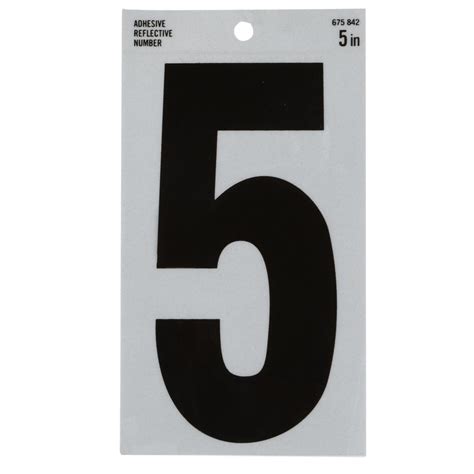 everbilt 5 inch house numbers